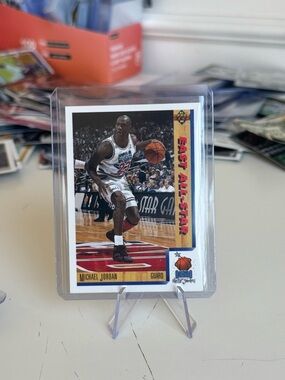 🏀 1992 Michael Jordan Upper Deck East All-Star Card Chicago Bulls NBA Legend 🔥